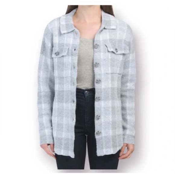 William Rasta Grey and white button up - Picture 1 of 2